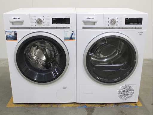 Siemens iQ700 iSensoric aquaStop Wasmachine & Siemens iQ700 selfCleaning condenser Wasdroger