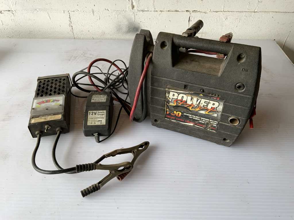 Battery tester and jump starter