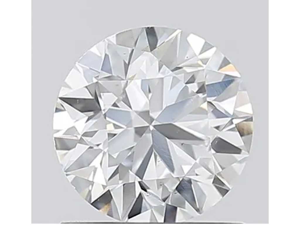 Diamant - 0.51 karaat diamant (gecertificeerd)