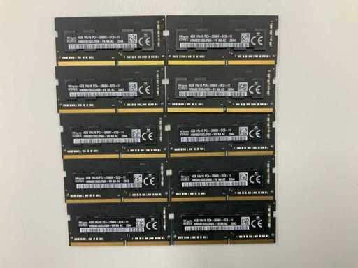 10x 4GB 2666MHz RAM SO-DIMM Stick