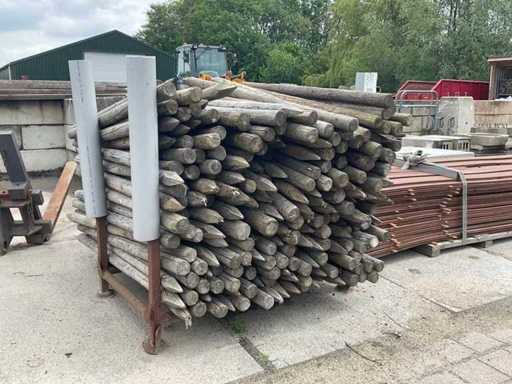 Batch of wooden pickets