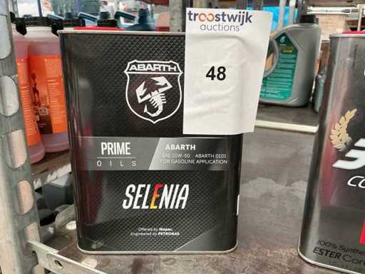 Abarth,inhoud 2 liter SAE 10 W-50 Vol Synthetische Motorolie
