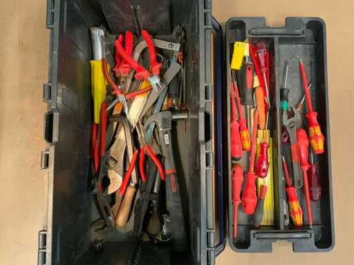 Knipex,Felo,Raaco Gereedschapskoffer met inhoud