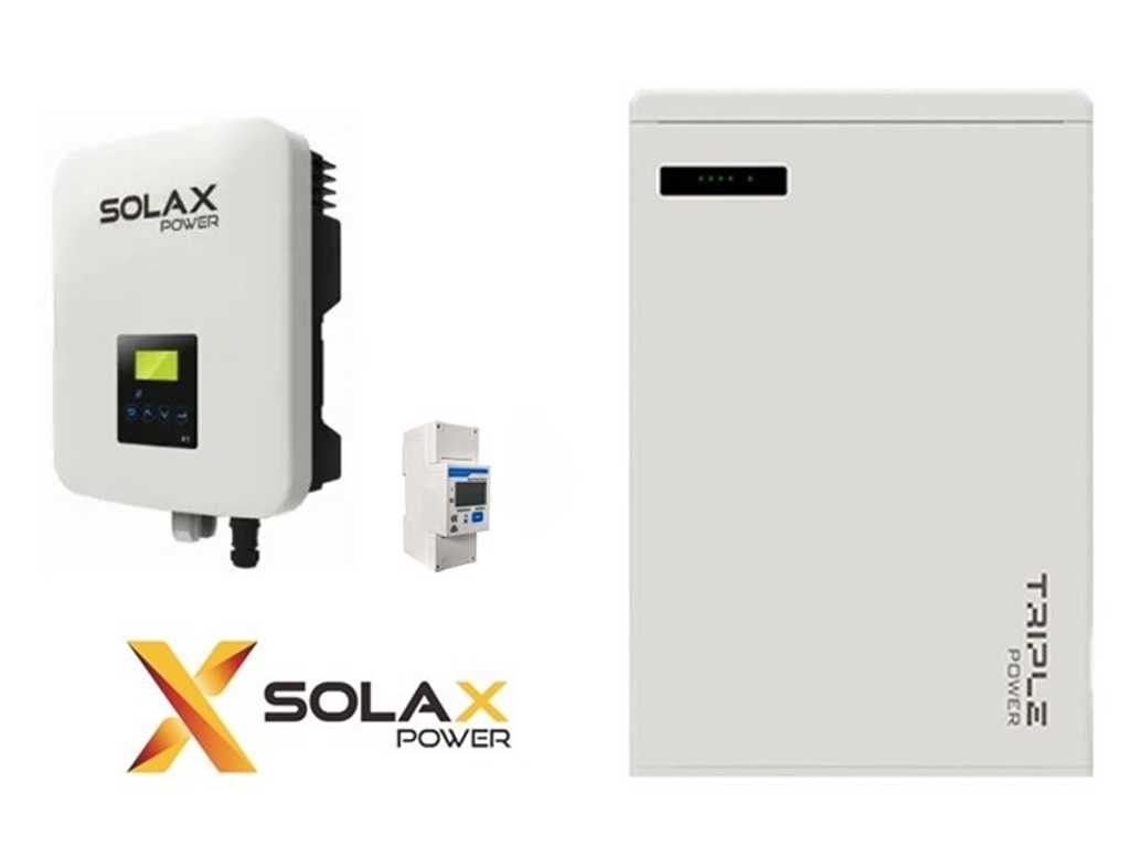 SolaX Retrofit X1 FiT 3.7 and Solax 5.8 kWh home battery for battery storage solar panels