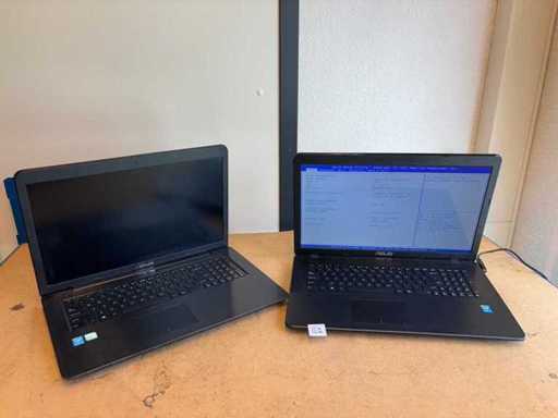 Stock restant de l’ordinateur portable 2x