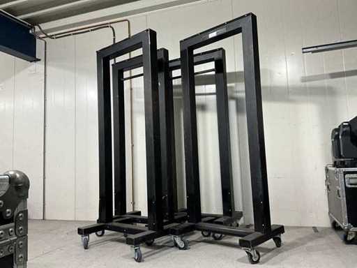 Cadre décoratif mobile en acier (4x)