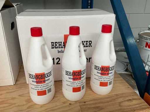 Zagęszczacz do tapet Butelka 1-litrowego rozpuszczacza kleju do tapet (15x)