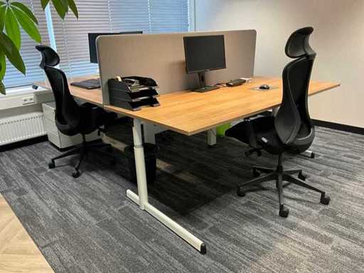 Postazione di lavoro tripla Schaffenburg