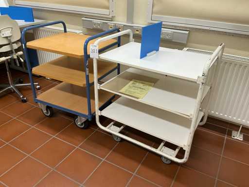 Shelf trolley (2x)