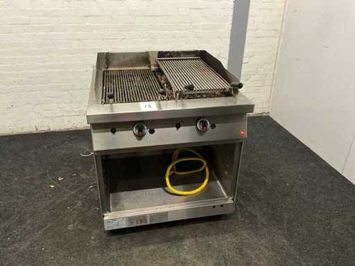 Grătar cu lavă pe gaz