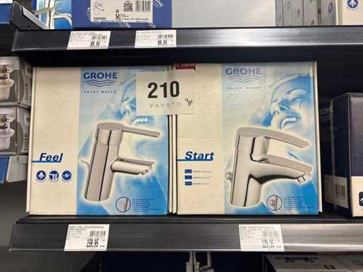 Grohe Vari rubinetti per lavabo (2x)