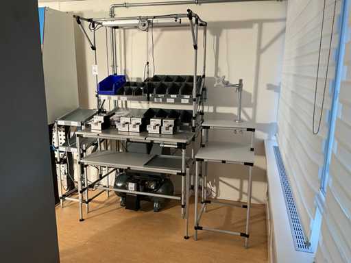 2020 Flowstore buizenframe workstation - elektrisch verstelbaar