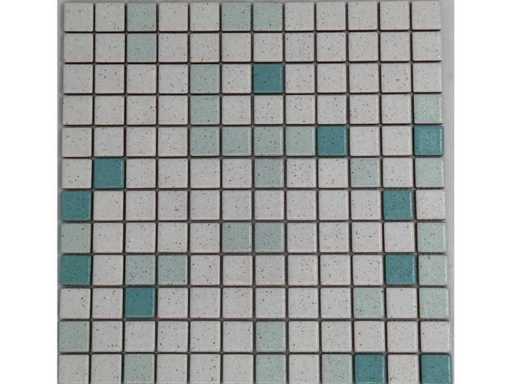 Appiani Miscele Bianco 010 Semi-Gloss 30x30 Mosaic 2,5x2,5 cm - Mozaïek tegel 27 m²