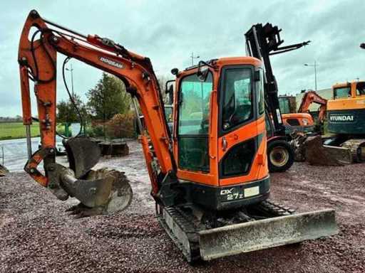 Minigraafmachine – DOOSAN – DX 27Z – 2013 – 6500 uur