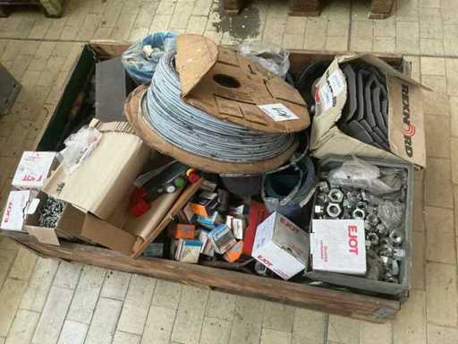 Machinery, spare parts and warehouse stocks