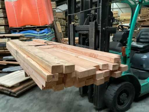 Planed spruce beam - 230x14.5x4.5 cm (17x)