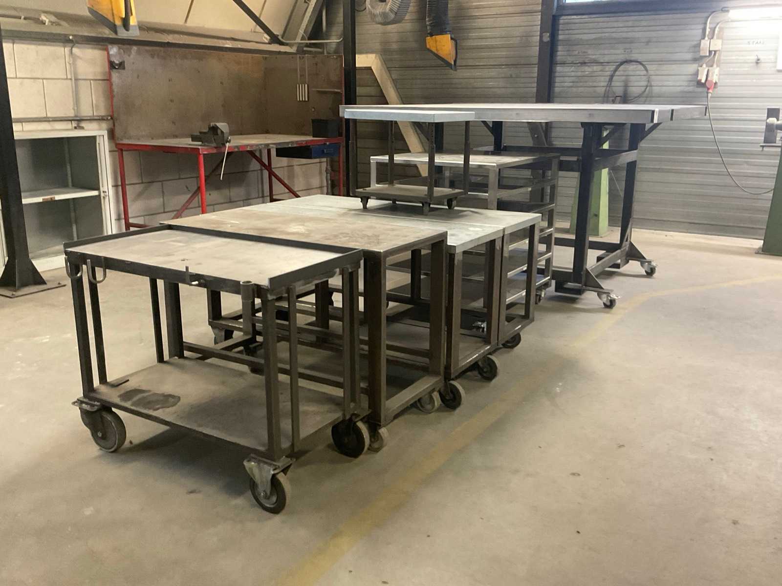 Transport trolley various (7x)