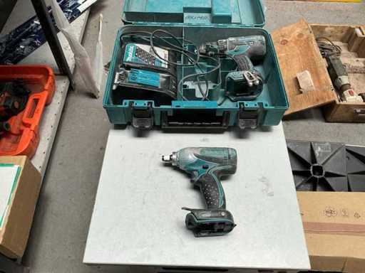 Makita DDF470 / DTW250 Screw Drill (2x)
