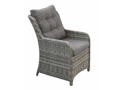 Weidenkorb – Verstellbar – Gartenstühle (4x)