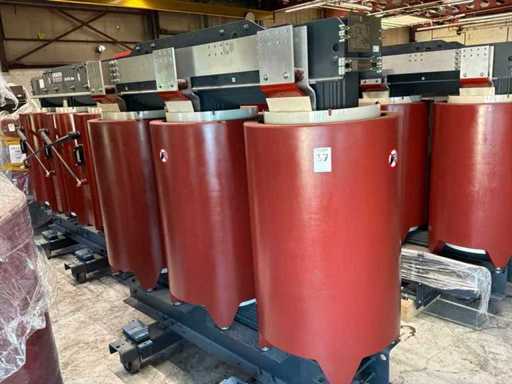 3150 kVA Siemens transformator 33.000/400 Volt dry type