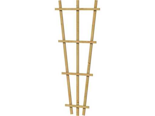 Grenen V-Trellis geïmpregneerd - 150x30-65 cm (10x)