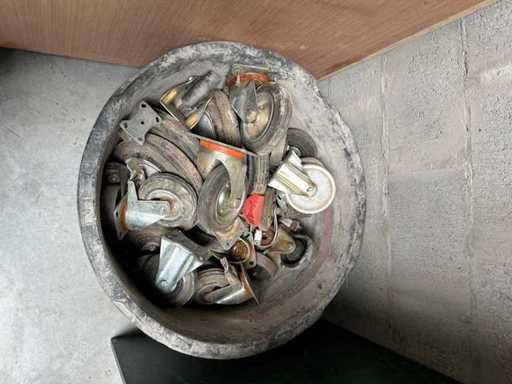 Wheels, swivel and fixed - Tyre and Wheel Racks