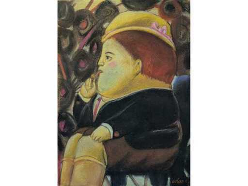 Botero - dessin sur papier - 48 x 38 cm 