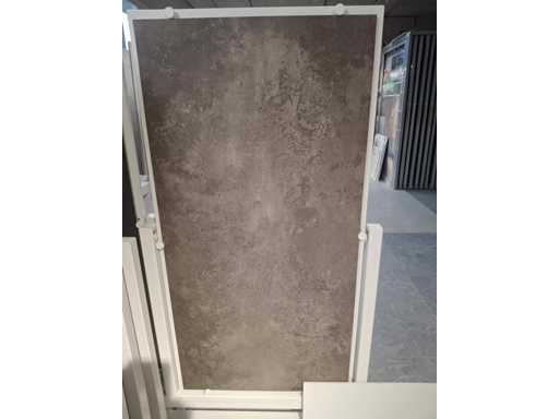 92m² Over Taupe 60x120 rectifié, effet béton, sol et mur, Neuf emballé