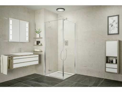 Ben Meteora Zijwand voor douchedeur 100x200 cm