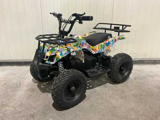 Ultra Motocross 2025 con rack ATX 1000 Electric Quad Black/Yellow Terror