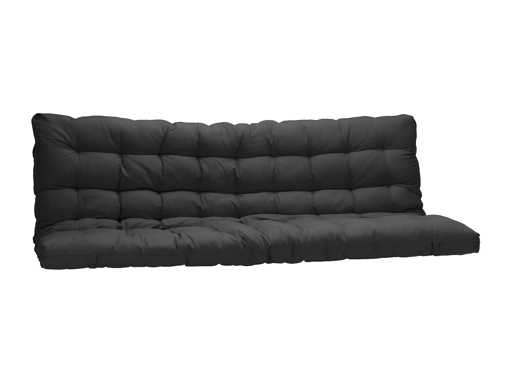 Futon 135 x 190 cm speciaal dagbed met een dikte van 10 cm - Zwart