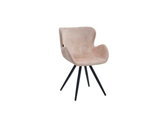 Colenis – Anabella Esssessel – Set mit 6 – Beige – Adoré Velvet – Industriell – Mit Armlehne