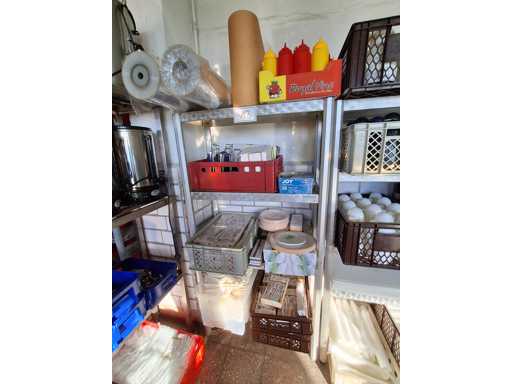   Aluregal BRÖKELMANN with content