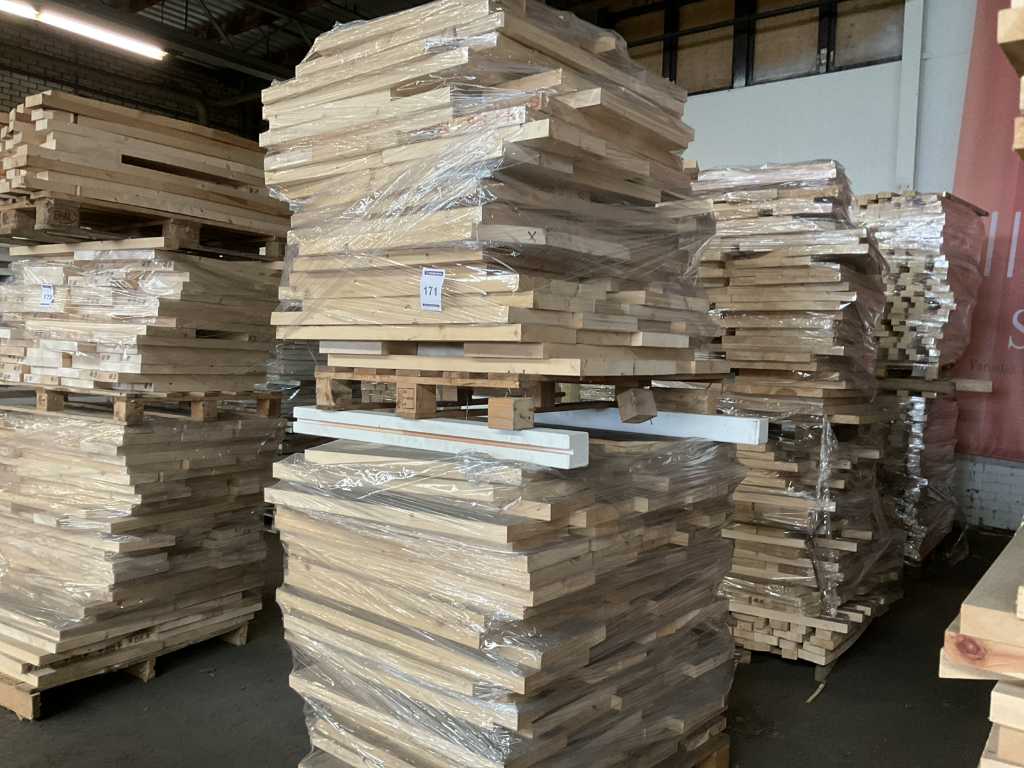 Batch of various spruce wood