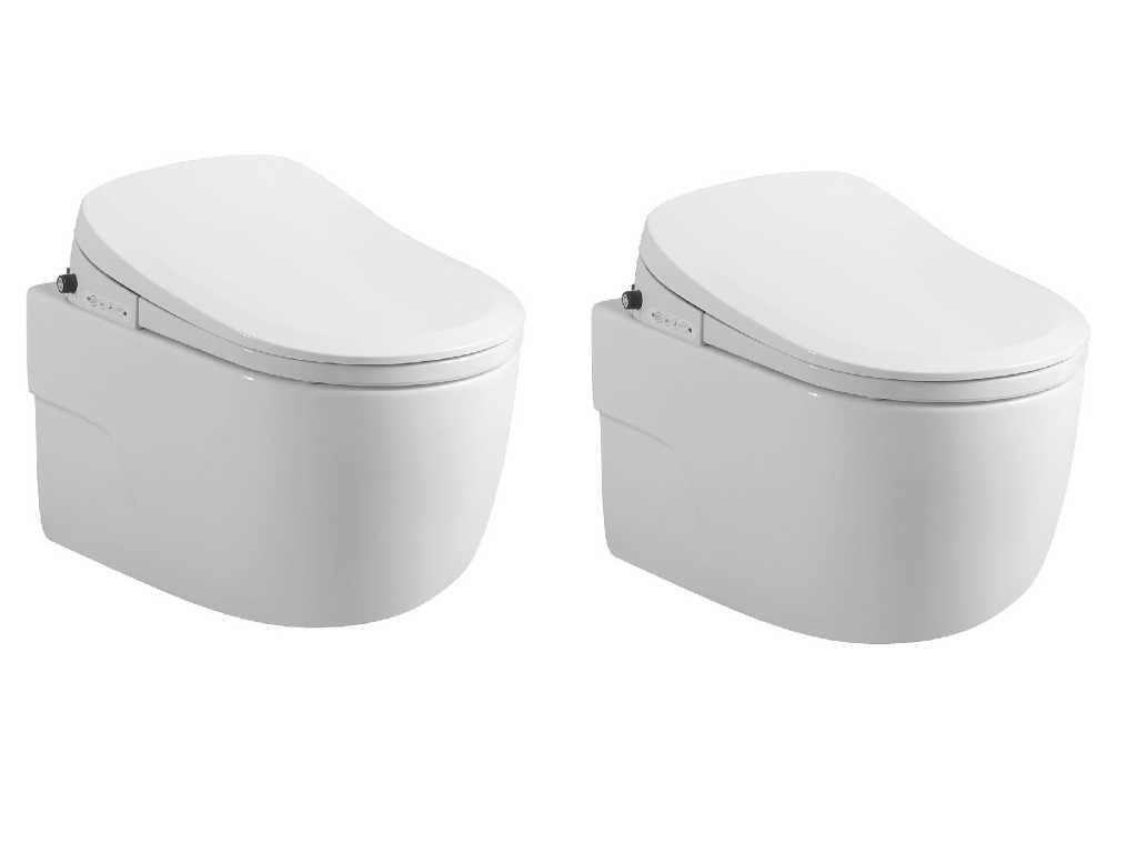 Wall-hung rimless toilet - Bidet - Texas