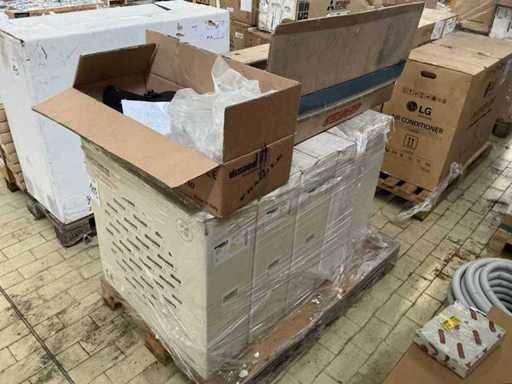 Stock of accessories, spare parts and warehouse stocks