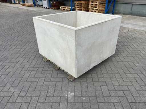 Flower box concrete - Grey - 120 x 120 x 80cm 