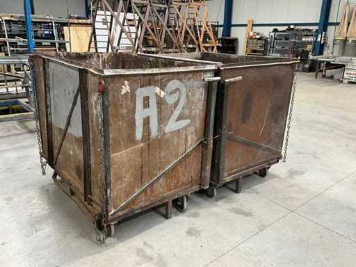 Kippbehälter kippbar (2x)