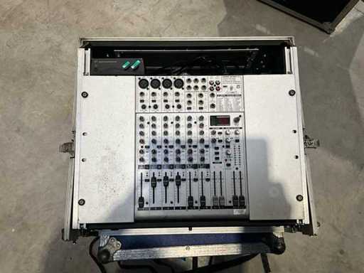 Behringer Eurorack UB12204 FX PRO mengpaneel met ingebouwde dvd-speler