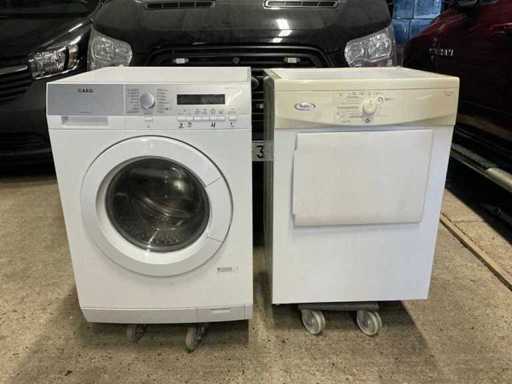 AEG - Whirlpool Washing Machine + Dryer