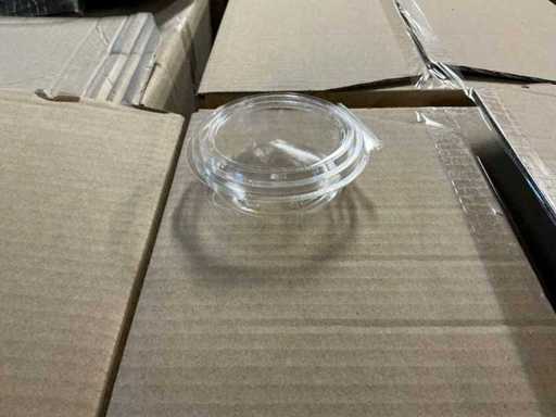 Loturi de tăvi de plastic pentru inserții DELI topper Ø10.1cm (4700x)