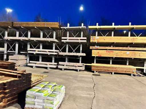 Einseitiges Auslegergestell 8x24