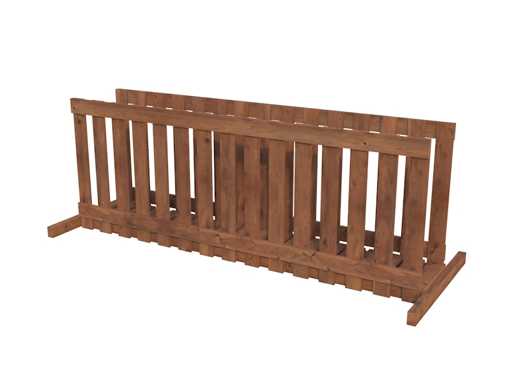 Houten loopbrug (2x)