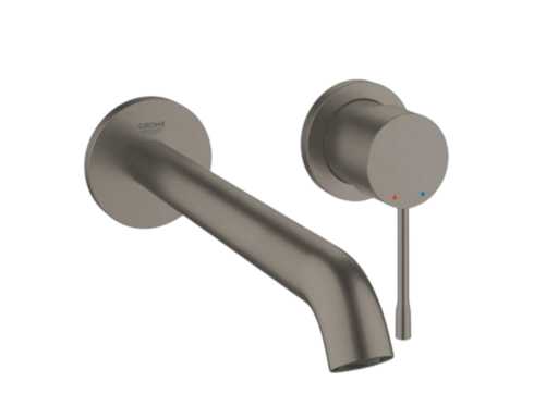 Grohe Essence New brushed hard graphite Washbasin wall faucet