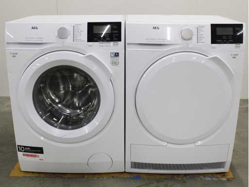 AEG 6000 Series | Lavamat ProSense Technology Washing Machine & AEG 6000 Series | Lavatherm ProSense Technology Tumble Dryer