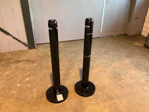 Rubbermaid Staande asbak (2x)