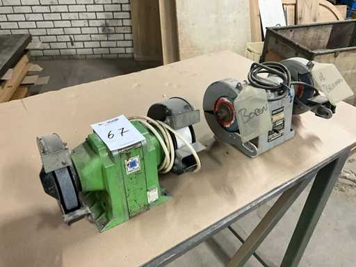 Meuleuse double pierre Matebo/creusen (2x)