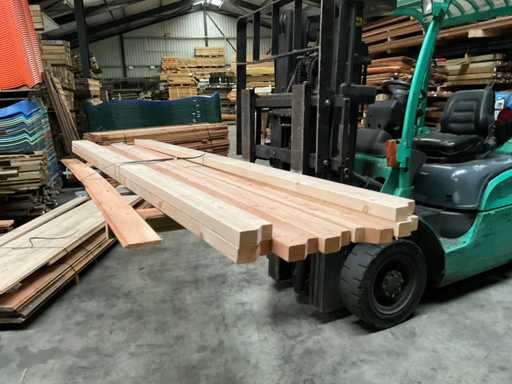 Grindă de molid rindeluită - 280x12x4,5 cm (7x)