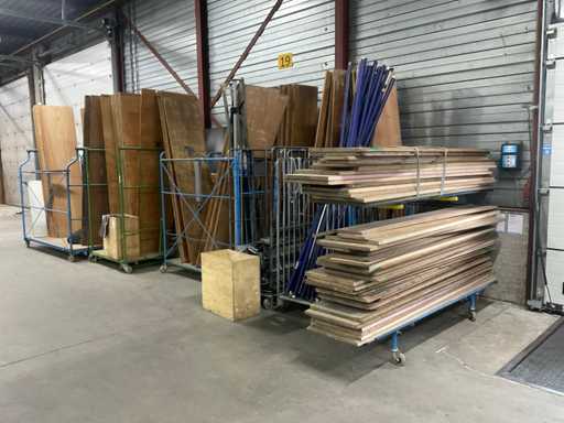 Partij zekeringsmateriaal voor meubelbak