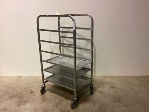 ROLKAR ALU 6 niveaus + 3 plateaus Overige vleesverwerking